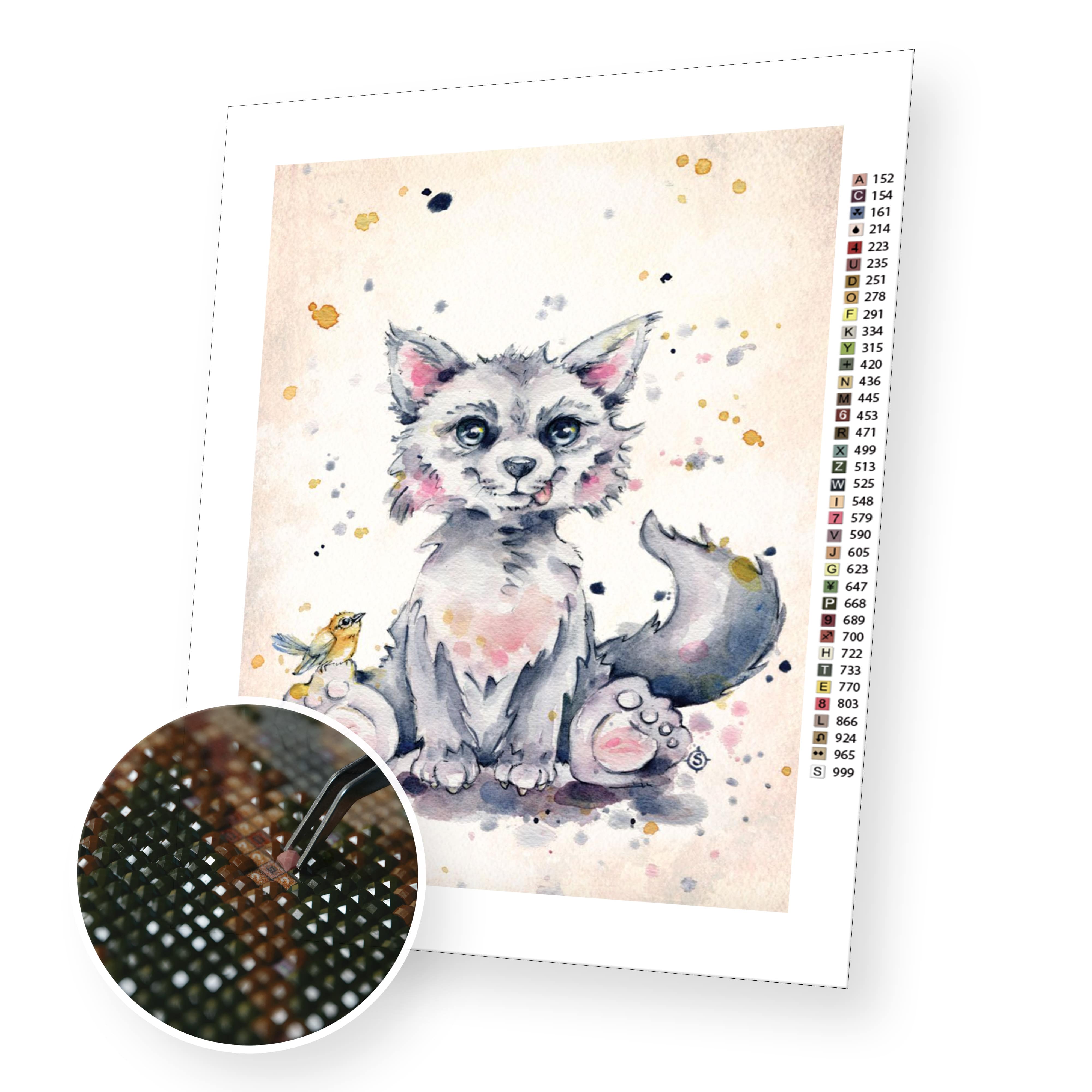 Majestic Wolf - Diamond Painting Kit