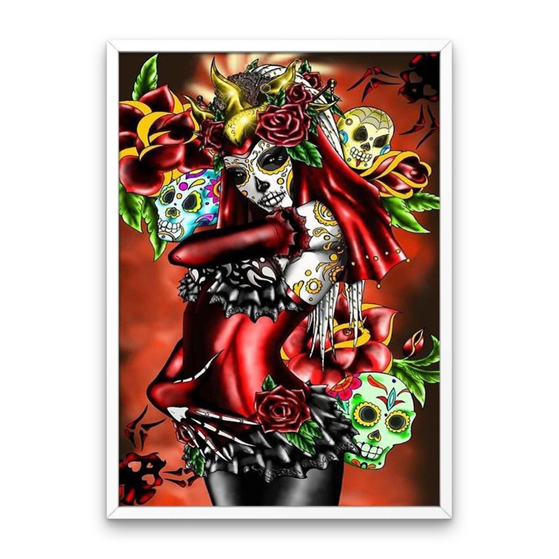 Donna con fiori