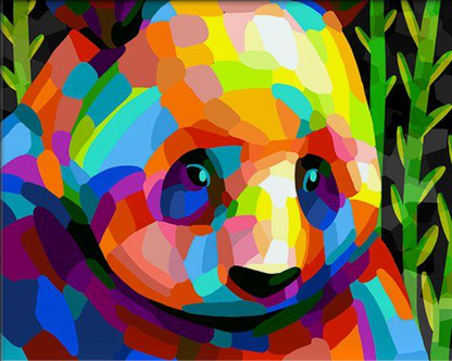 Panda colorato