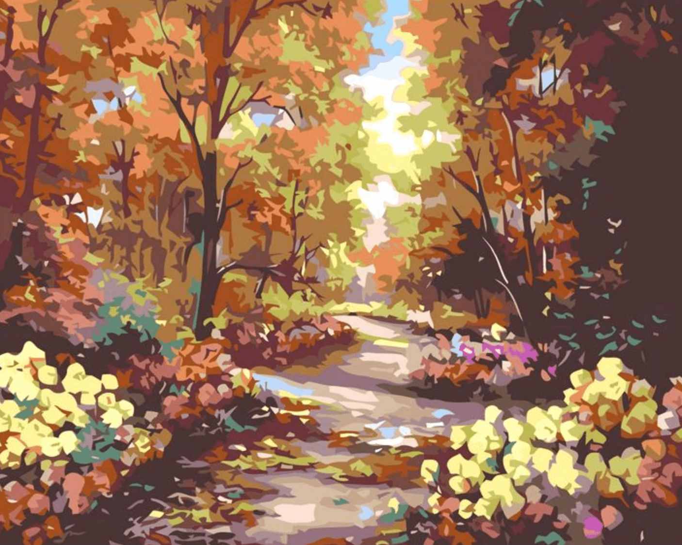 Foresta d'autunno