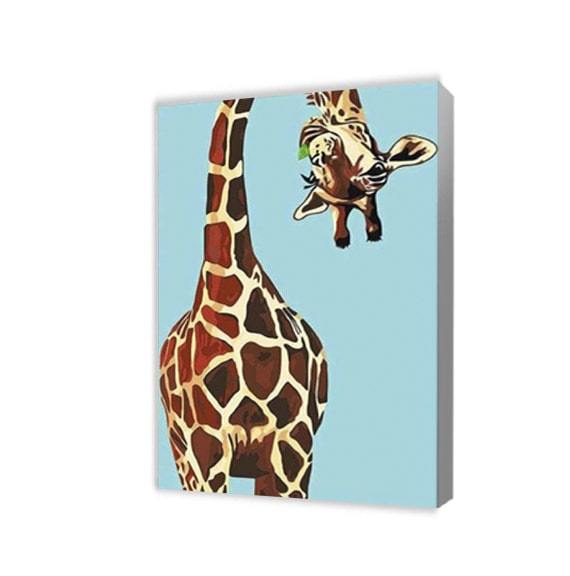 Una giraffa curiosa