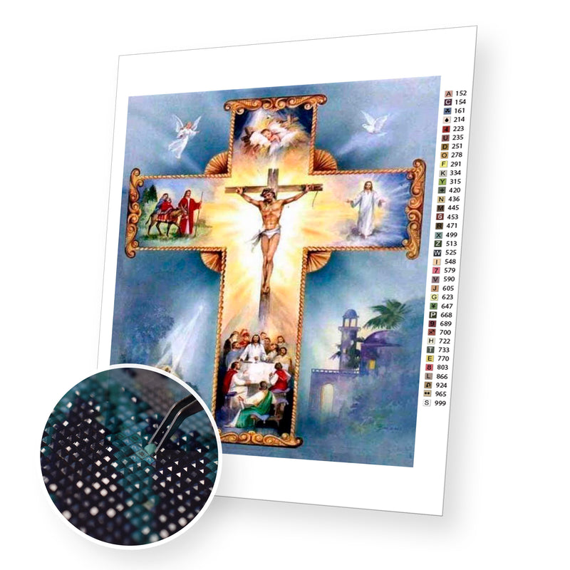 Jesus Christ premium diamond painting kit for adults