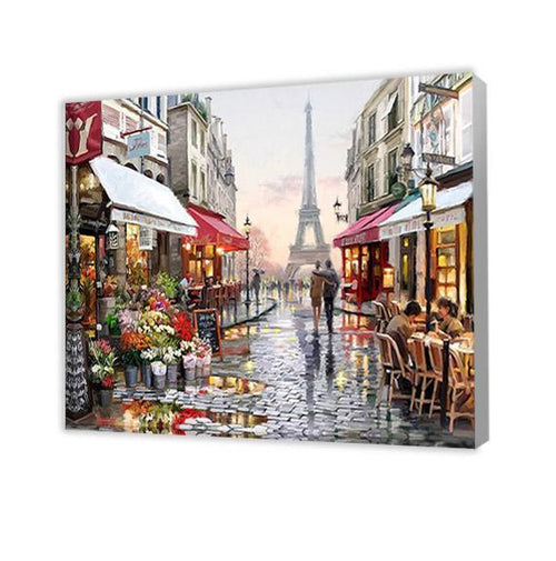 Parisian Cafe - Paint by Numbers